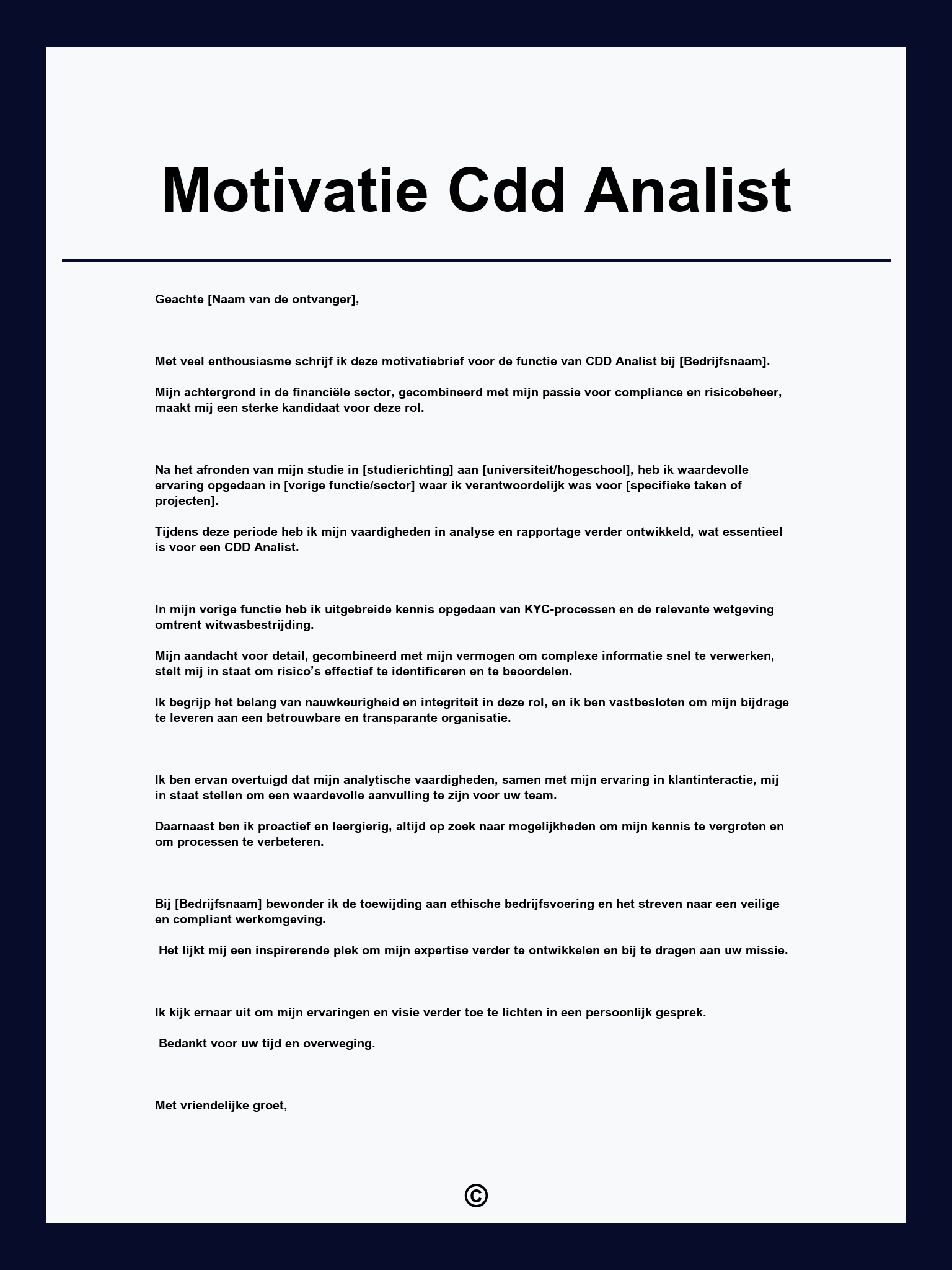 Motivatie Cdd Analist